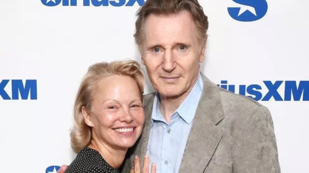 Pamela Anderson, Liam Neeson romance: Real or PR stunt?