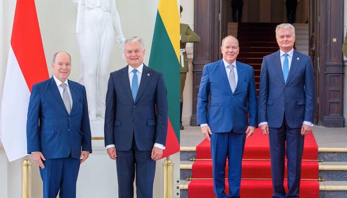 Prince Albert meets Lithuanian President in Vilnius for special purpose