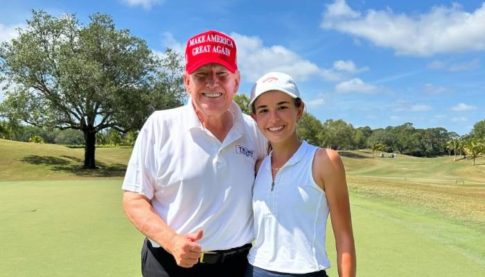 Is Trump dead?’ Rumours debunked as president spotted with granddaughter