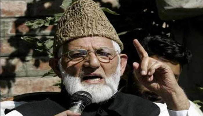 سید علی گیلانی—فائل فوٹو