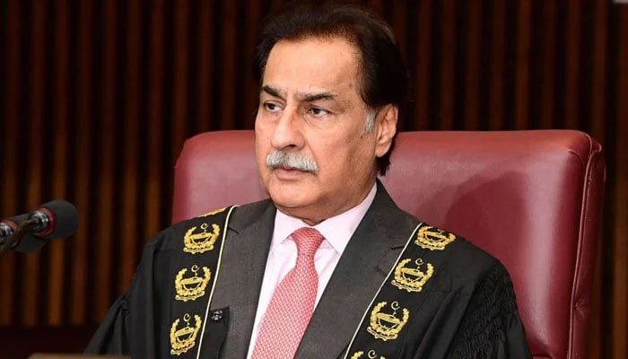اسپیکر قومی اسمبلی ایاز صادق : فائل فوٹو