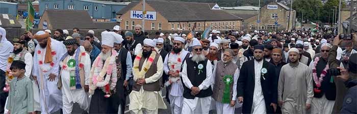 کیتھلے میں میلادالنبی ﷺ کا عظیم الشان جلوس، ہزاروں عاشقان رسول ﷺ کی شرکت