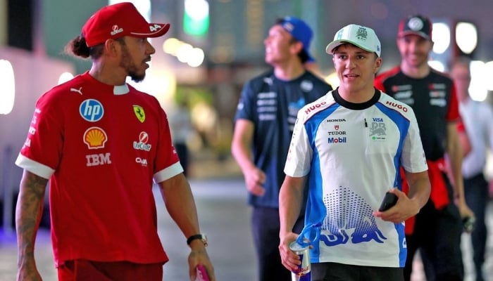 Lewis Hamilton celebrates Isack Hadjars Dutch GP podium in classy fashion