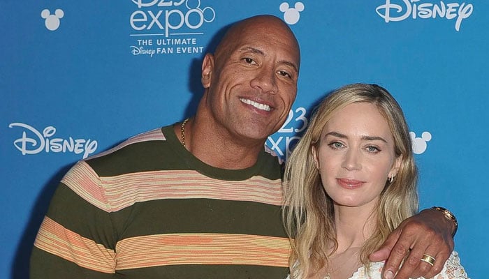 Emily Blunt looks ethereal with The Rock at ‘The Smashing Machine’ premiere