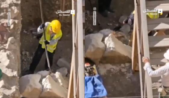 اسرائیل کی مسجد اقصیٰ کے صحن کے نیچے غیرقانونی کھدائی