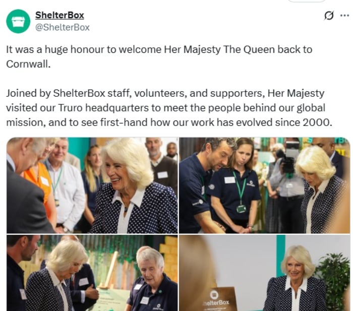 P.C.: ShelterBox via X