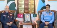سربراہ ترک فضائیہ کی ایئر چیف مارشل ظہیر احمد بابر سدھو سے ملاقات