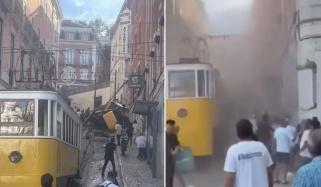 پُرتگال: لزبن میں کیبل ریلوے کار حادثے کا شکار، 15 افراد ہلاک