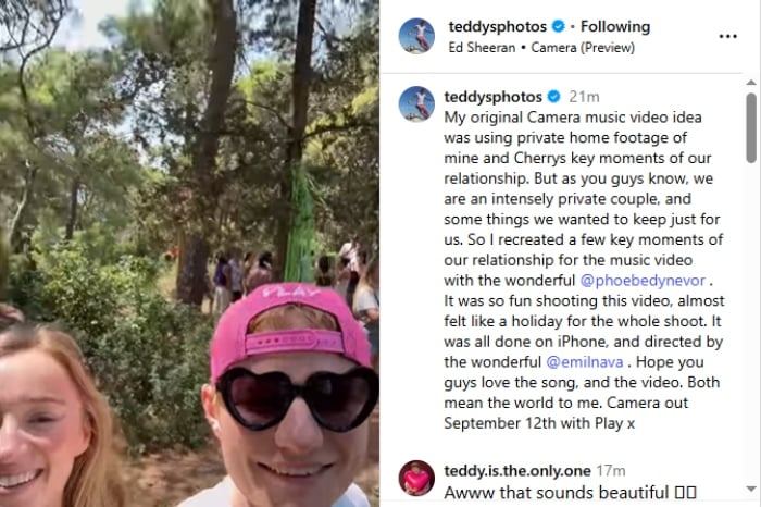 P.C.: Ed Sheerans Instagram handle