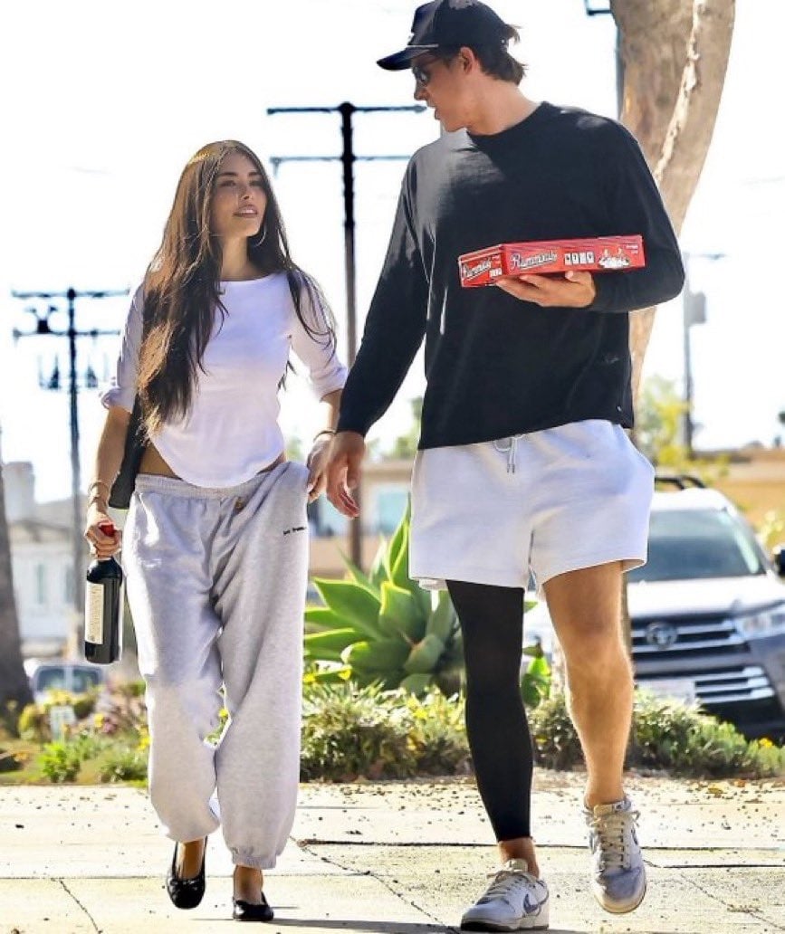 Justin Herbert and Madison Beer together in LA