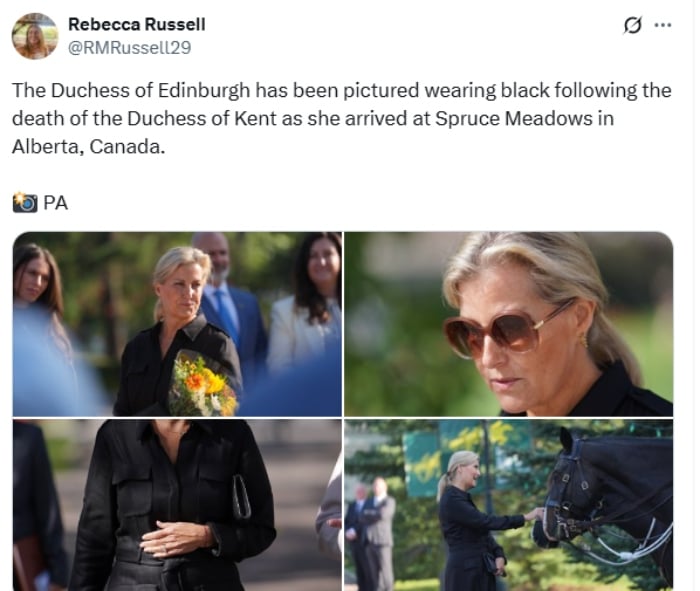 Duchess Sophie via X