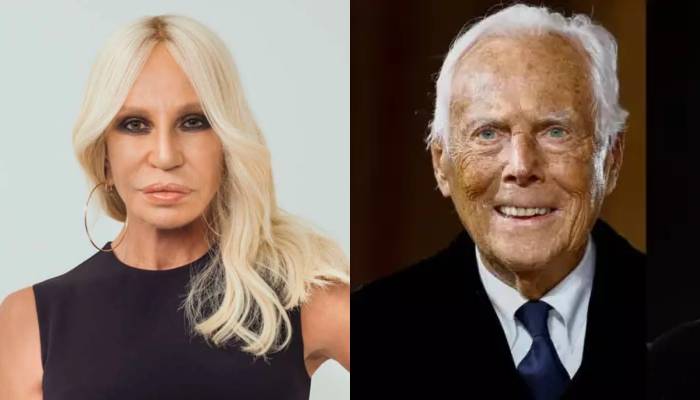 Giorgio Armani honoured in Milan by fashion icons including Donatella Versace