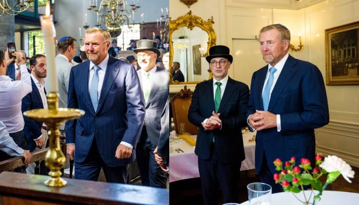 King Willem-Alexander honors 350 years of Jewish heritage in solo outing