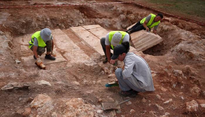 Large Roman tomb, dating back 1,700 years unearthed in Albania