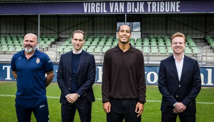 Virgil van Dijk receives special tribute from former club Willem II