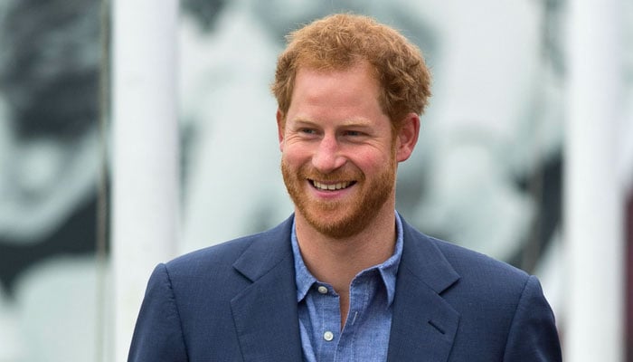 Prince Harry looks dapper in navy blazer during day three of UK tour