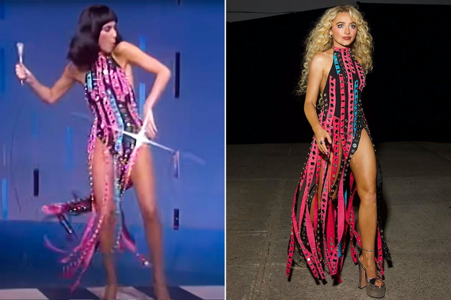 Sabrina Carpenter channels Cher in 50 years-old vintage gown