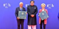  بیلجیئم و لکسمبرگ میں پاکستانی سفیر رحیم حیات نے یورپین یونین کی اعلیٰ قیادت کو اسناد سفارت پیش کیں