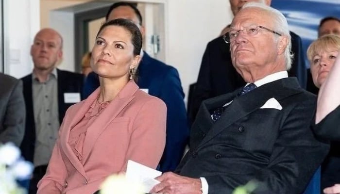 King Carl, Princess Victoria make joint appearance at key seminar