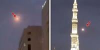 مدینہ منورہ: مسجد نبویﷺ کے آسمان پر شعلہ، حقیقت کیا ہے؟