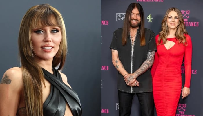 Miley Cyrus supports bad Billy Ray’s new romance with Elizabeth Hurley