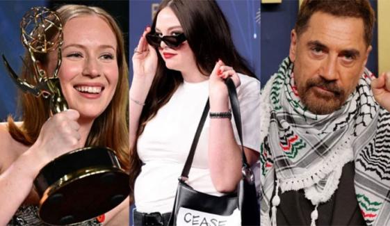 ایمی ایوارڈز میں کئی فنکاروں کا غزہ کے عوام سے اظہارِ یکجہتی