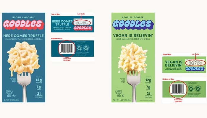 Goodles Mac & Cheese recalled over increased allergen risk