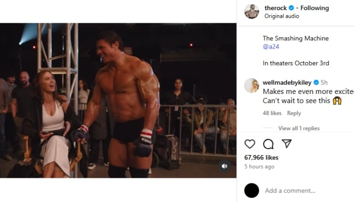 P.C. Dwayne Johnson/Instagram handle