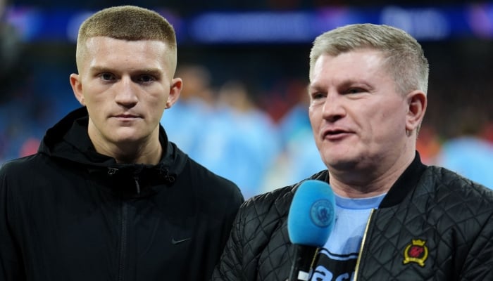 Ricky Hattons son shares first emotional message after dads death