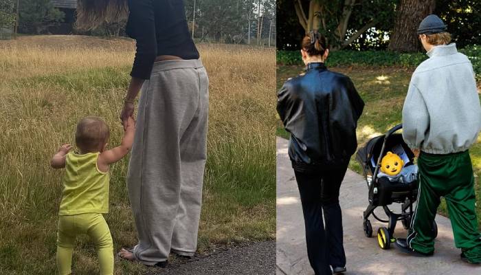 Justin Bieber offers glimpses of his family as couple ‘strengthen’ bond