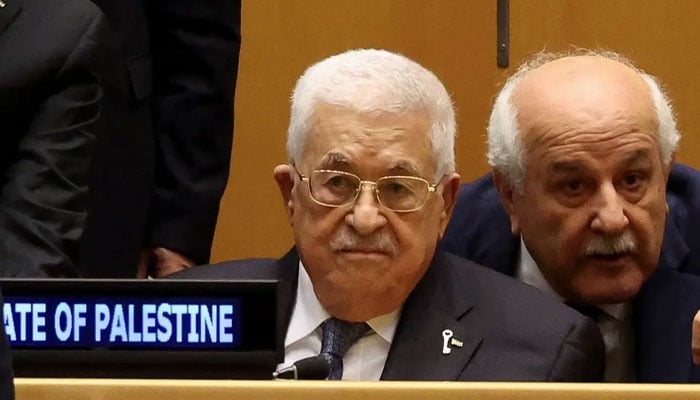 فلسطینی صدر محمود عباس—تصویر بشکریہ غیر ملکی میڈیا