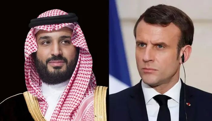 فرانسیسی صدر کا سعودی ولی عہد سے ٹیلیفونک رابطہ