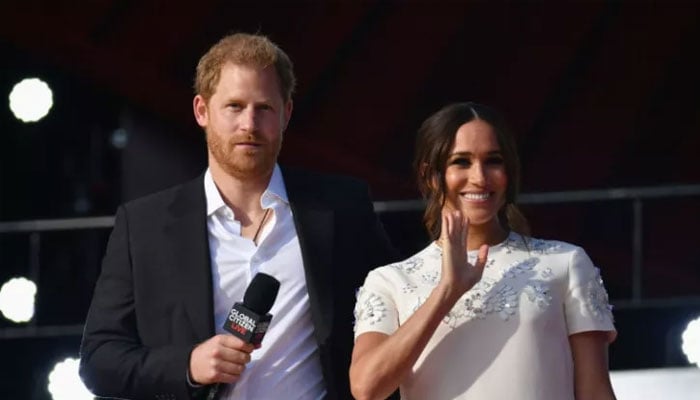 Prince Harry, Meghan Markle share sweet onstage hug at Kevin Costner’s event