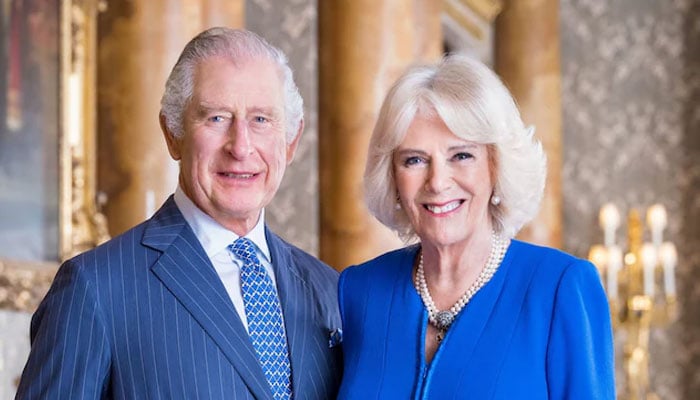 Queen Camilla slips into chic teal coat for weekend outing with King Charles