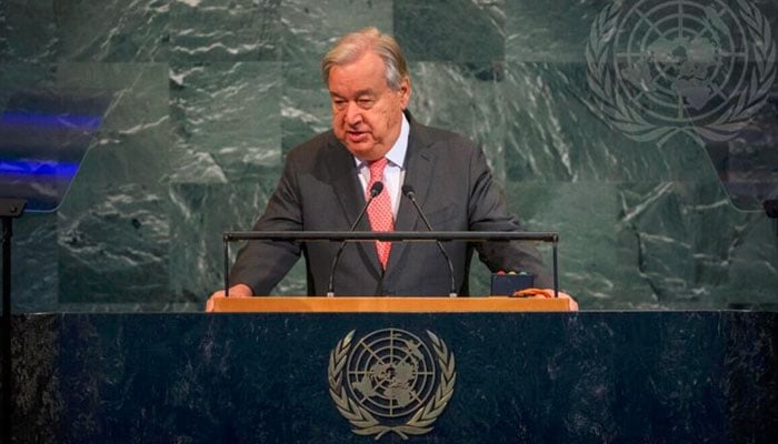 فلسطینیوں کیلئے ریاست کا قیام ایک حق ہے، انعام نہیں، UN سیکریٹری جنرل
