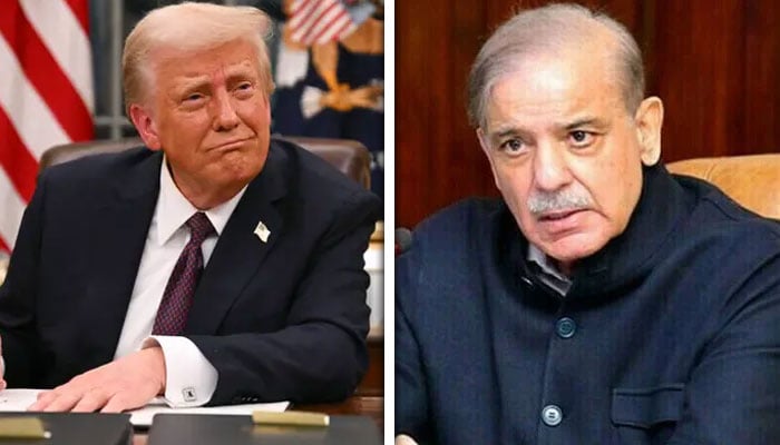 وزیراعظم شہباز شریف اور امریکی صدر ڈونلڈ ٹرمپ کی ملاقات آج ہوگی