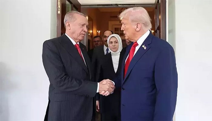 ٹرمپ سے ملاقات میں غزہ میں انسانی بحران فوری ختم کرنے پر اتفاق ہوا: صدر اردوان