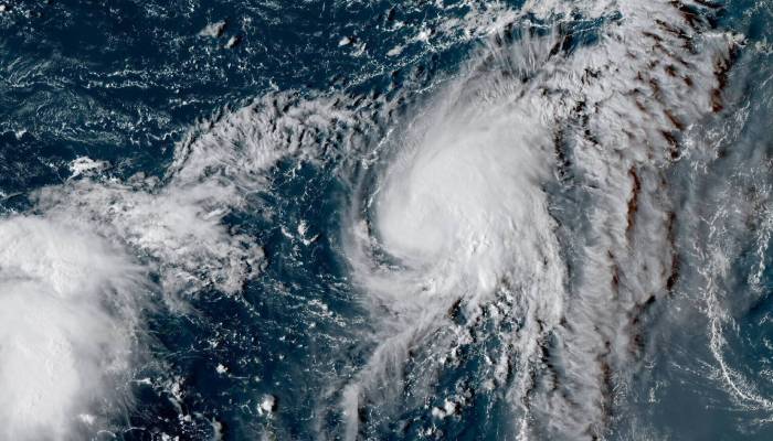 Hurricane Humberto strengthens in Atlantic as Imelda looms as bigger threat