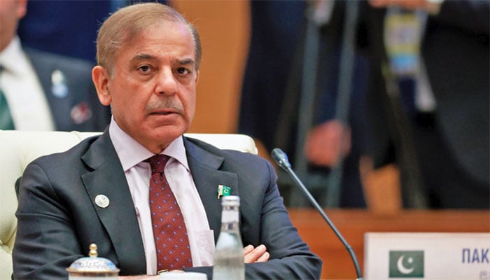 وزیراعظم پاکستان شہباز شریف : فائل فوٹو