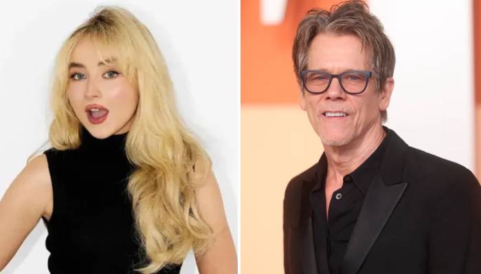 Sabrina Carpenter reacts to Kevin Bacon’s cover of ‘When Did You Get Hot?’