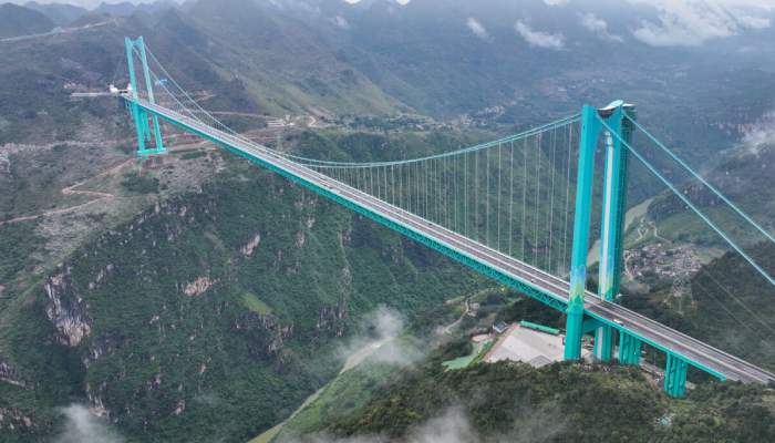 Worlds tallest bridge opens to traffic in China: ‘Landmark project’