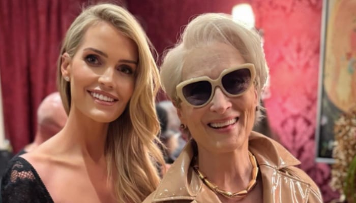 Lady Kitty Spencer shares Dolce moment with Meryl Streep, Stanley Tucci