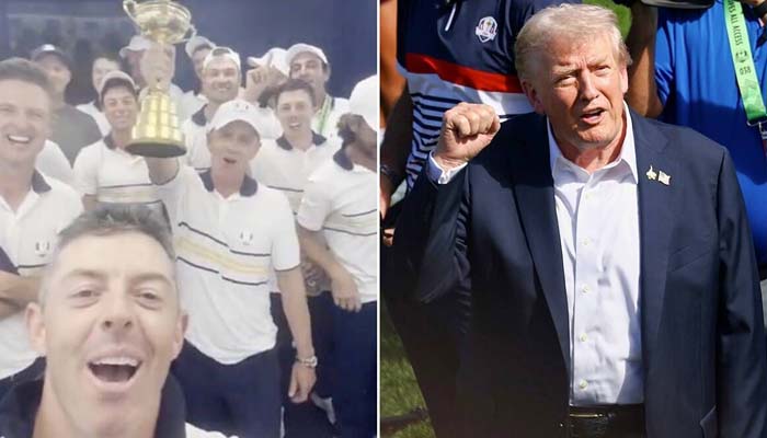 Rory McIlroy, Team Europe get Trump response to are you watching? chant