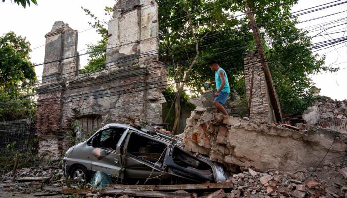Earthquake of 6.9 magnitude strikes central Philippines, tsunami warning issued