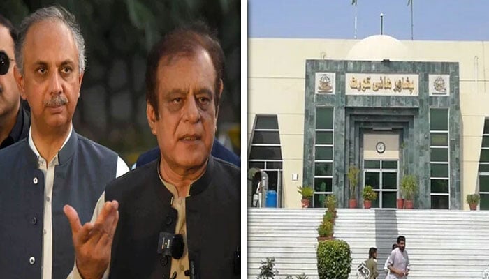 پشاور ہائیکورٹ نے عمر ایوب اور شبلی فراز کی نااہلی سے متعلق درخواستوں پر حکم امتناع واپس لے لیا