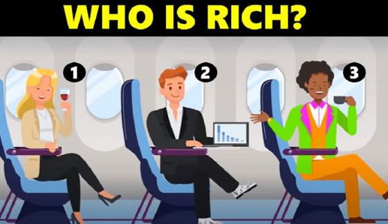 IQ ٹیسٹ: اس تصویر میں سب سے امیر شخص کون ہے؟