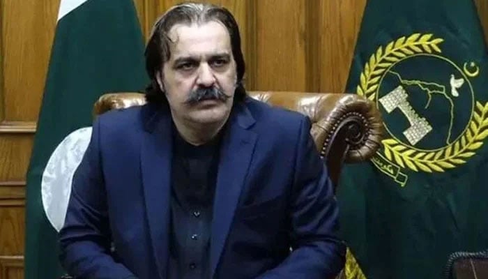 وزیرِ اعلیٰ خیبر پختون خوا علی امین گنڈاپور—فائل فوٹو