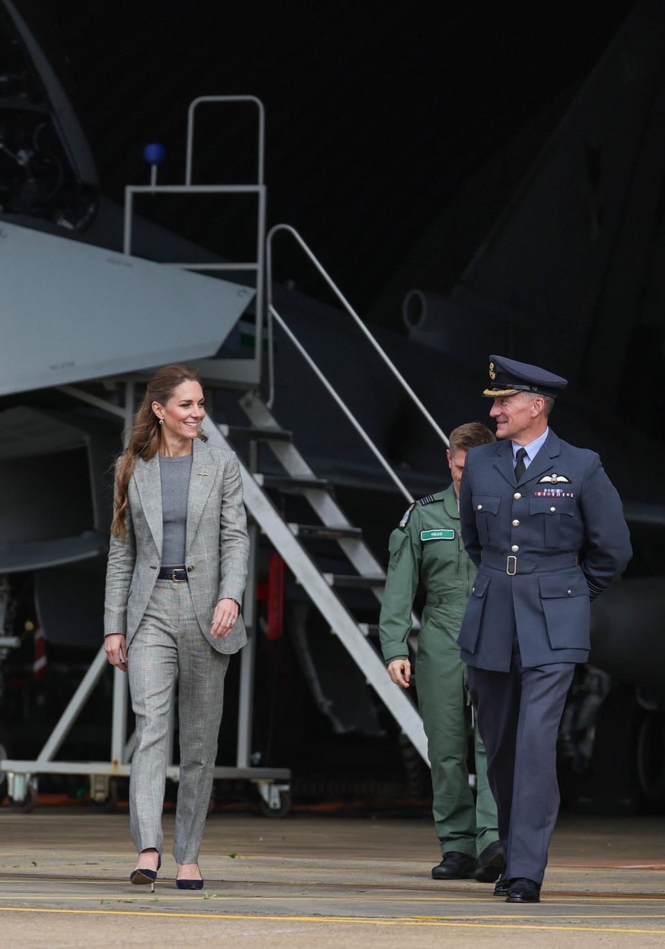 Princess Kate arrived at RAF Coningsby