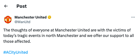 Manchester United set to pay tribute to Heaton Park Synagogue attack victims