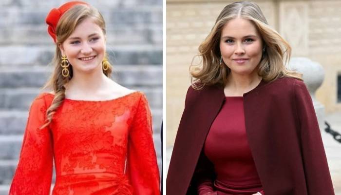 Belgian Princess Elisabeth, Dutch Princess Catharina pose together at key event